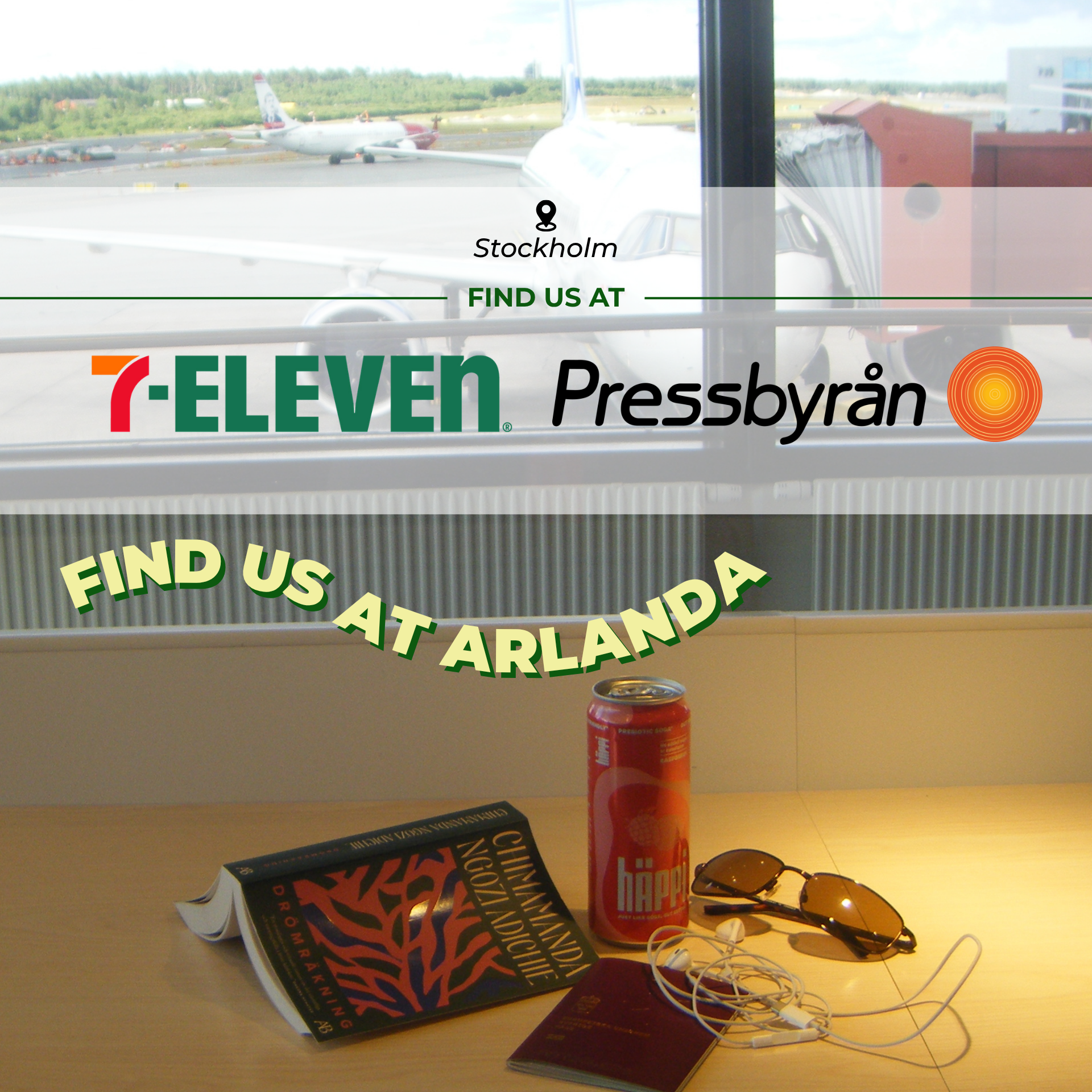 HEJHÄPPI @ ARLANDA AIRPORT
